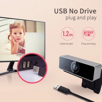 

1080P HD Webcam USB Camera Video Recording Web Camera with Microphone For Home PC Computer
