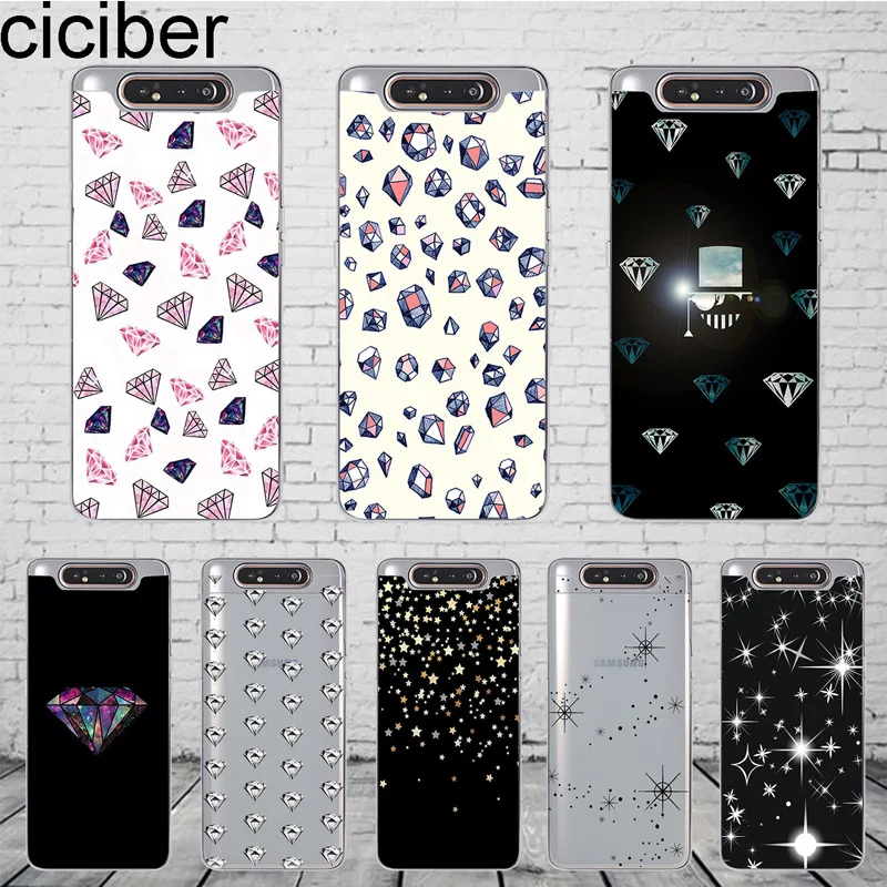 

ciciber Phone Case Cover for Samsung Galaxy A50 A70 A80 A60 A40 A30 A20 A10 A20e Soft Silicone TPU Fundas Coque Diamond Shine