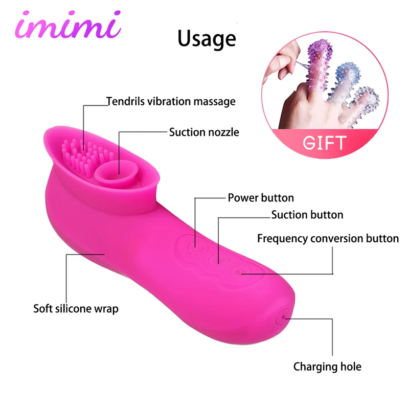 Gode Sucking Vibrator Blowjob Vibrating Nipple Massager Sucker Licking Clit Stimulator Strapon Womanizing Erotic Toy Masturbator