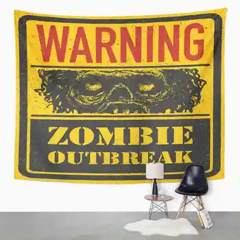 

Cool Tapestry Zombie Outbreak Tapestry For Bedroom Room Decor Wall Hanging Wall Art Tapestry Picnic Mat Beach Towel Bed Cover
