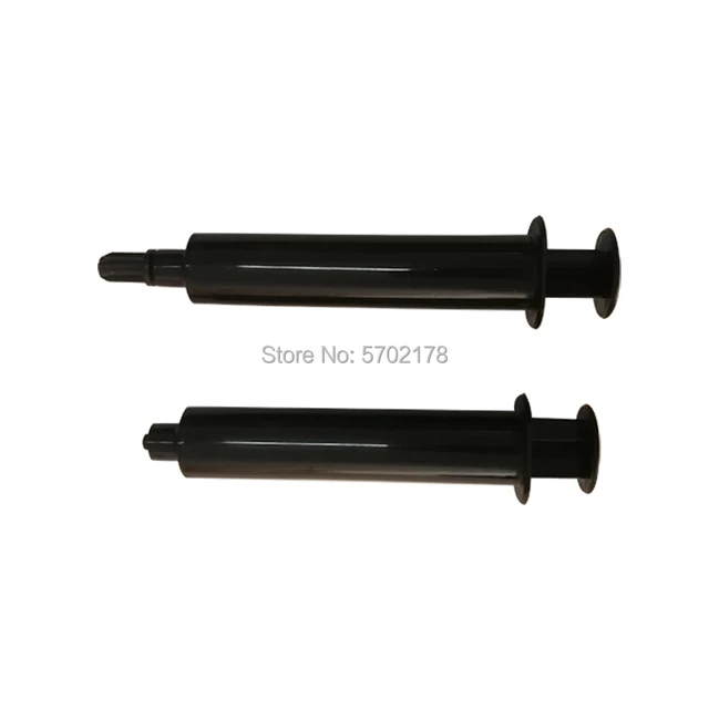 20PCS Wholesale high quality industrial black plastic syringe glue perfume  hand push type luer lock syringe