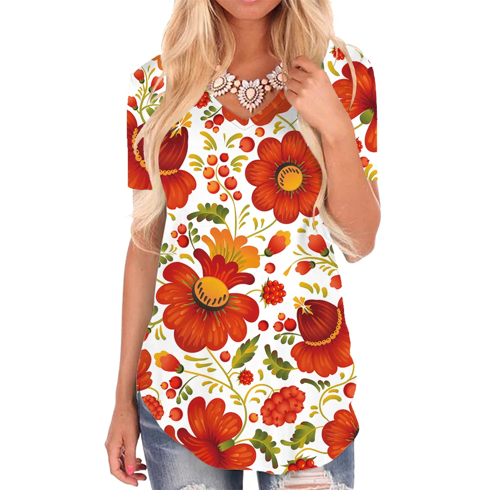 KYKU world map T Shirt Women Earth V-neck Tshirt novel T-shirts 3d Womens Clothing Fashion Cool Style High Quality