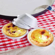 5 шт./упак. Алюминий многоразовые кекс яйцо форма для пирожных Нижняя коробка для яиц из печенье пудинг для капкейков гильзы формы для выпечки Инструменты