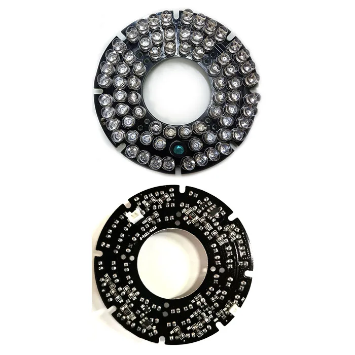 72pcs IR LEDs for CCTV Camera Long Distance FY76-72V4-F surveillance camera accessories infrared led board
