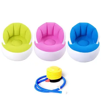 

58*53cm Children Inflatable Bathroom Sofa Portable Kids Relax Multifunctional Sofa Inflatable For Sitting Chair Comfortable N7W0