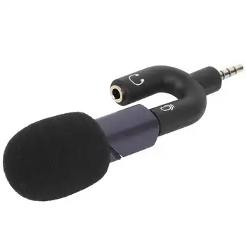 Microfone microfono inalambrico estabilizador Mic teléfono transmisión en vivo Video grabación capacitancia Mini micrófono plegable