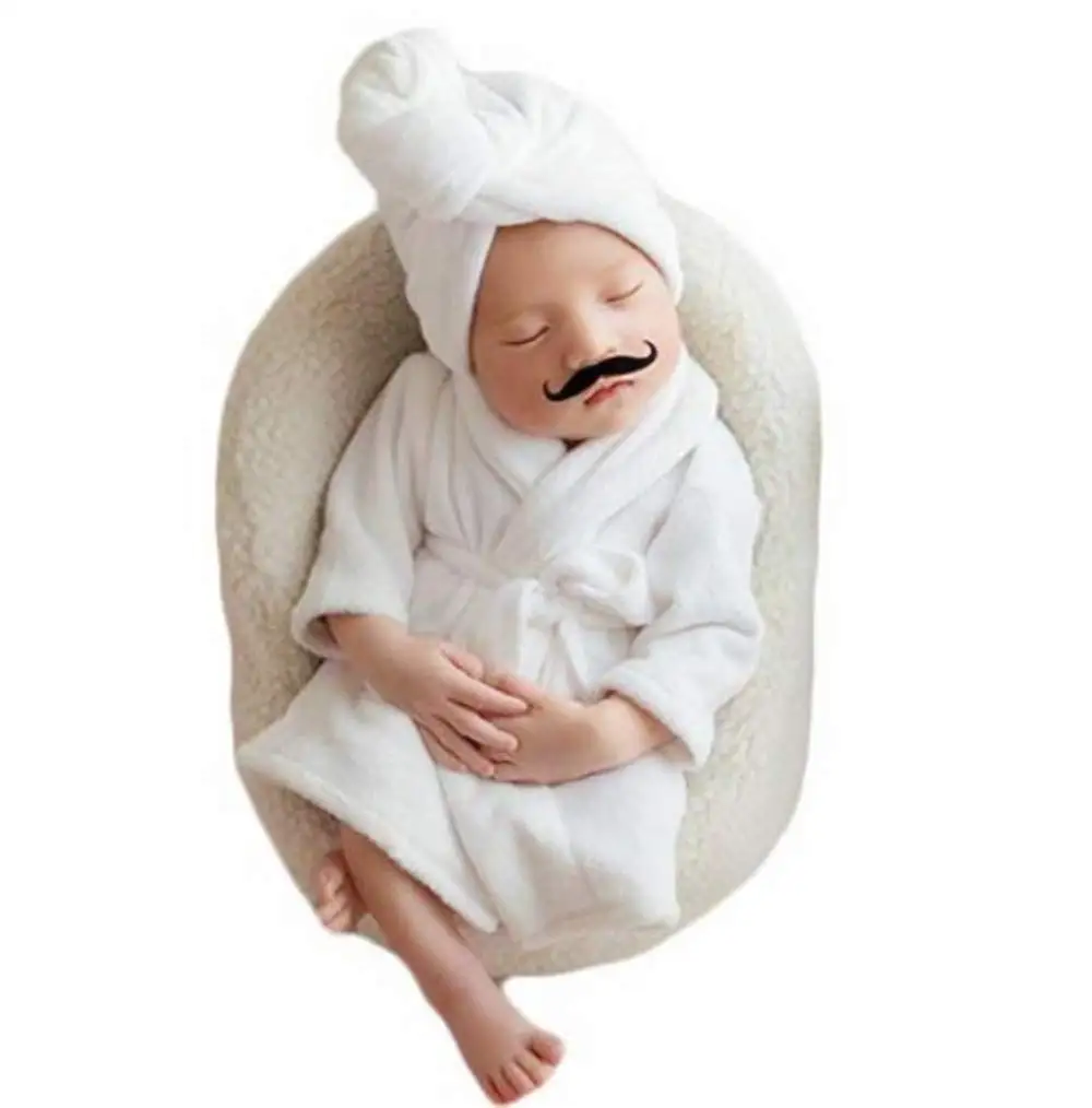 Newborn Baby Photography Photo Props Costume Bathrobes Bath Towel Blanket Baby Wrap Photo Shoot Studio Accessories for Boy Girl