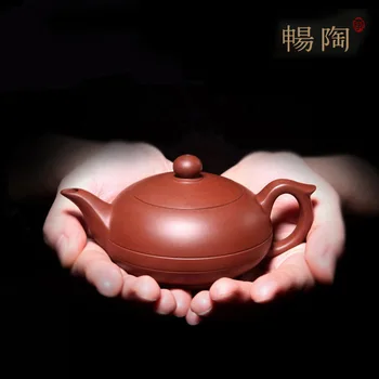 

Changtao] Yixing pure hand-made teapot with Teapot Set