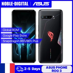 Оригинальная глобальная Встроенная память ASUS ROG 3 5G телефон 12 г 256 Snapdragon 865 плюс ROG PHONE 3 NFC Смартфон UFS 3,1 6000 мА/ч, 6,59 дюймов