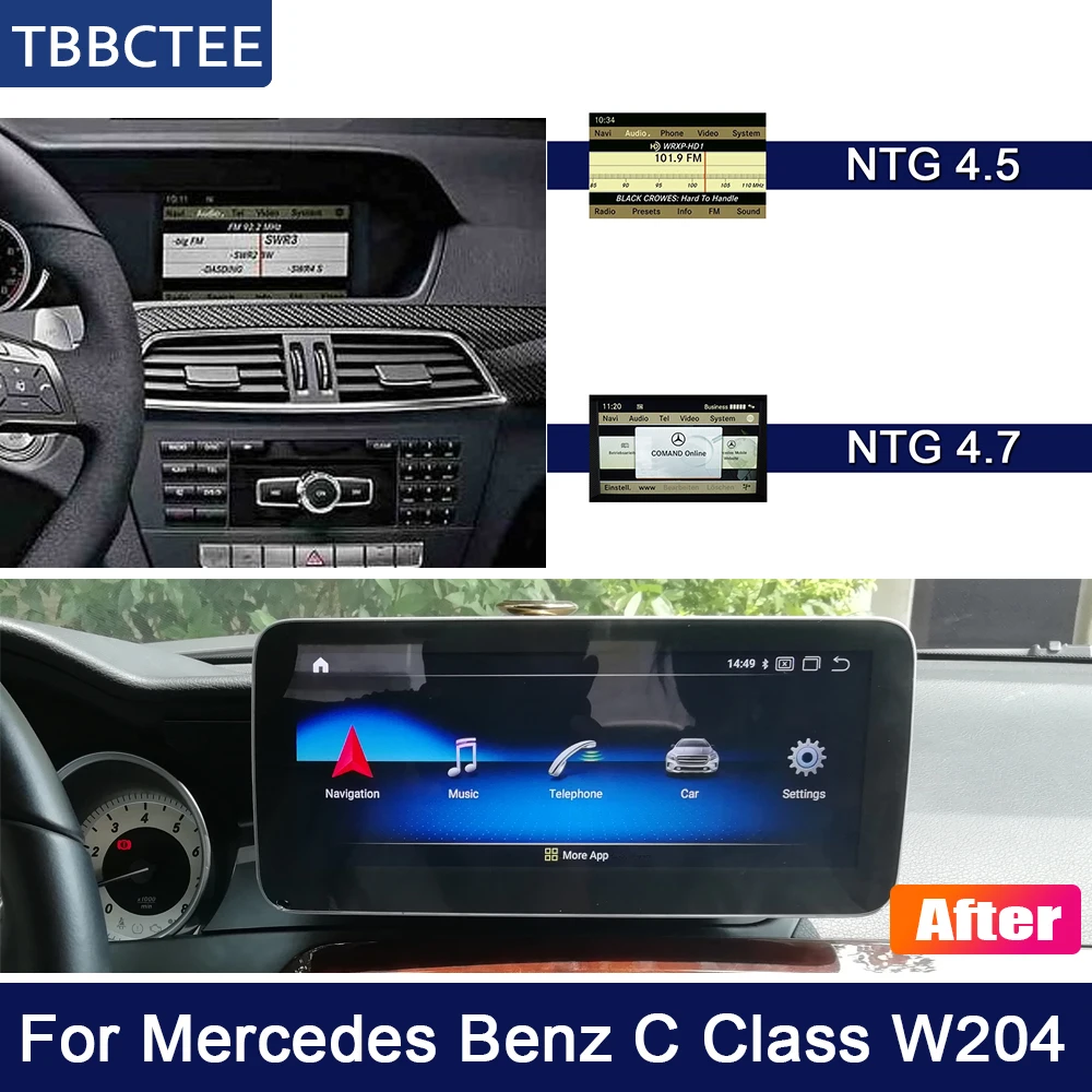 Для Mercedes Benz MB Class W204 2008~ 2011 NTG автомобильный радиоприемник для Android gps карта мультимедийный плеер стерео HD экран навигация Navi медиа