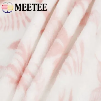 

50/100cm Meetee 160cm 100% Cotton Soft Flannel Fabric DIY Bed Sheet Pillows Household Items DIY Toys Sewing Material Cloth FA703