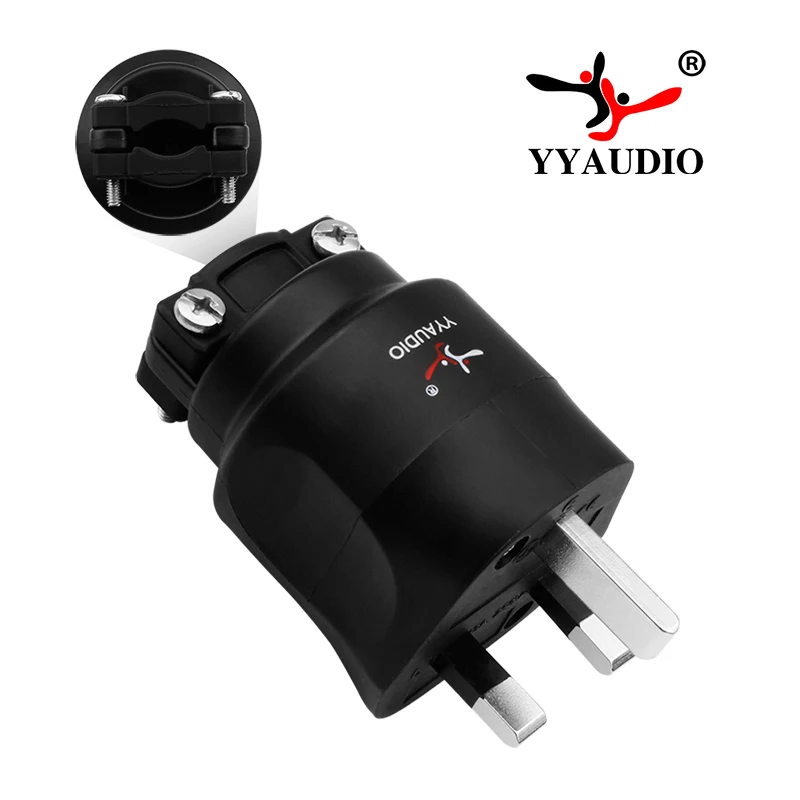 Sistema de Som Plug Áudio Alta Fidelidade Faça Você Mesmo Acústico Oi-end ac Power Plugue Elétrico 3 Pinos Reino Unido Britânico Fusível Conector Adaptador 1pcs uk - Image 3