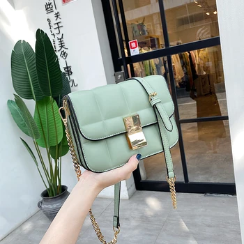 

Quality Female Universal Bags 2020 New Fashion Tofu Small Square Bag Casual One-shoulder Messenger Bag Cross Body Bag Channels