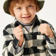 Balabala/рубашки для маленьких мальчиков; Новинка г.; Весенняя школьная блуза с длинными рукавами; детская одежда; рубашки для маленьких мальчиков; блузка; топы для детей