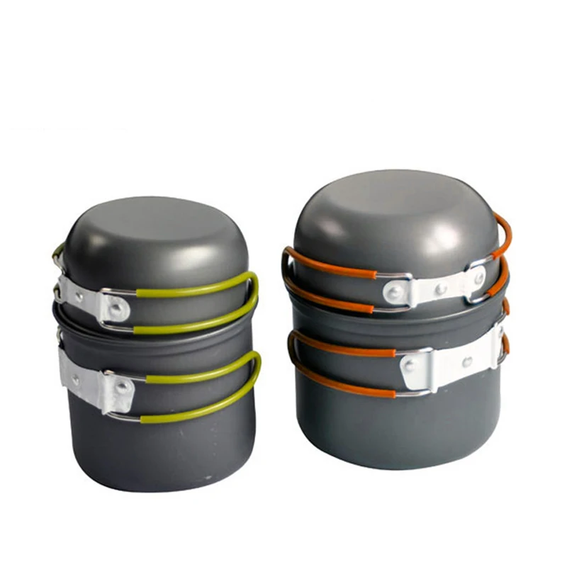 

Aluminum Alloy Home Camping Cookware Set Picnic Cookwares Hiking Travel Outdoor Dishes Portable High temperature resistance