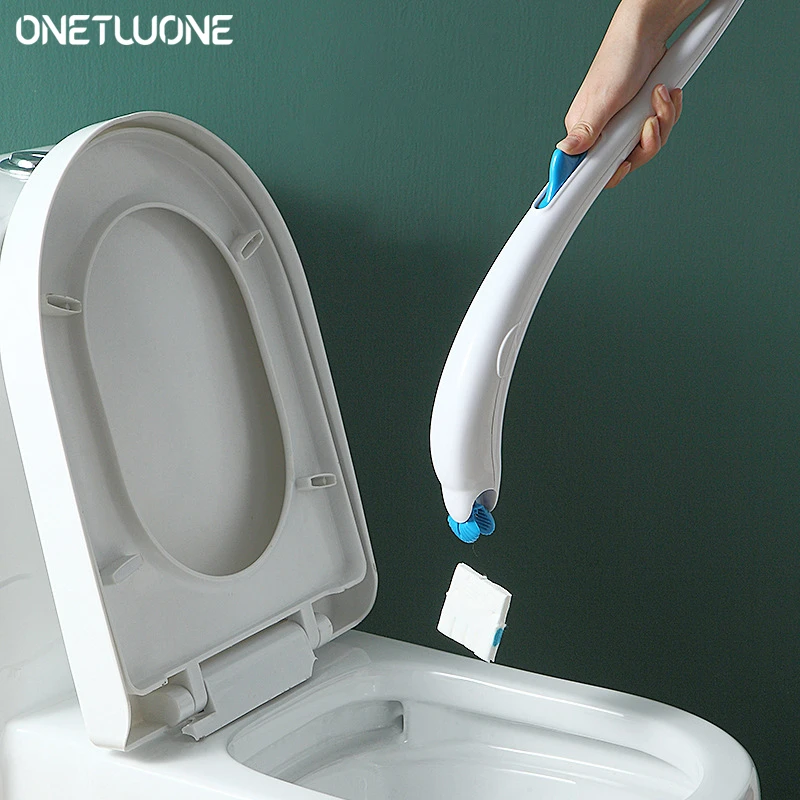 Cepillo desechable para inodoro, soporte de limpieza con sistema de y accesorios de baño|Brochas de -