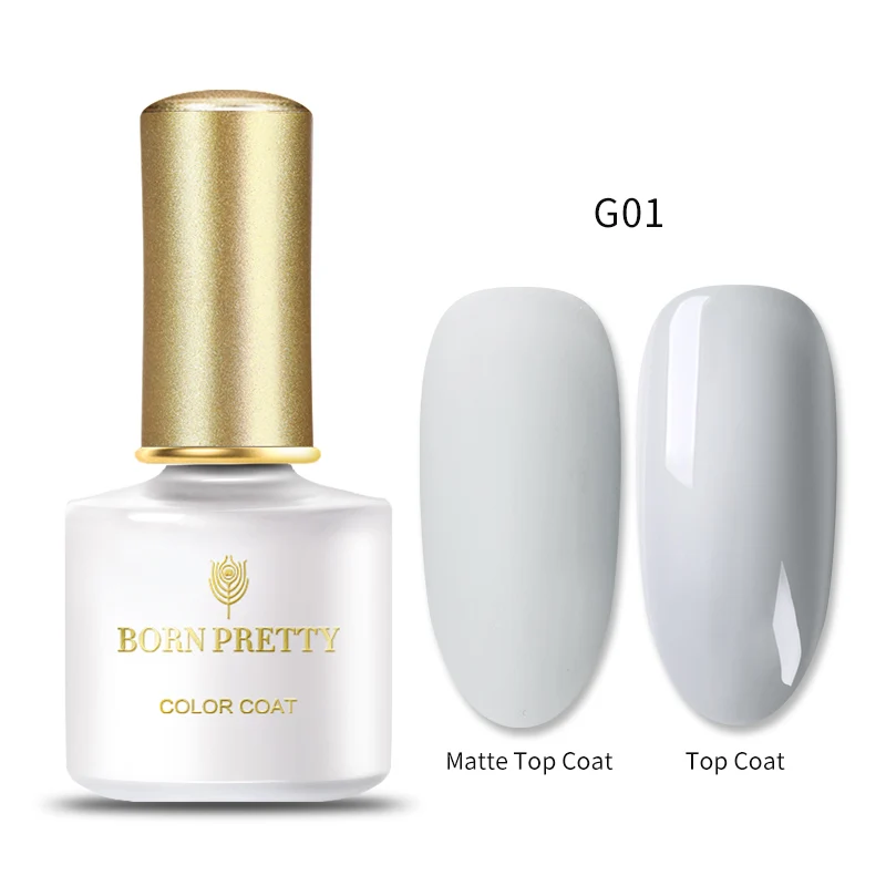 BP-G01 BORN PRETTY, 60 цветов, Матовый УФ-гель для ногтей, 6 мл, чистый цвет для ногтей, матовое верхнее покрытие, впитывается, Гель-лак для ногтей, маникюрный лак - Цвет: BP-G01