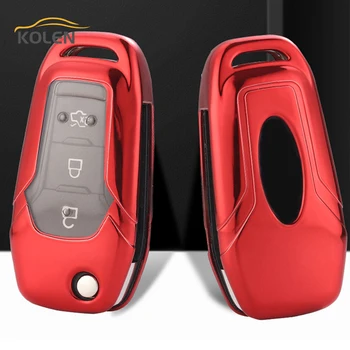 Soft TPU Car Remote Key Case Cover For Ford Fusion Mondeo Fiesta Escort Ranger Focus MK3 KUGA Ecosport Holder Shell Accessories - Soft TPU Car Remote Key Case Cover For Ford Fusion Mondeo Fiesta Escort Ranger Focus