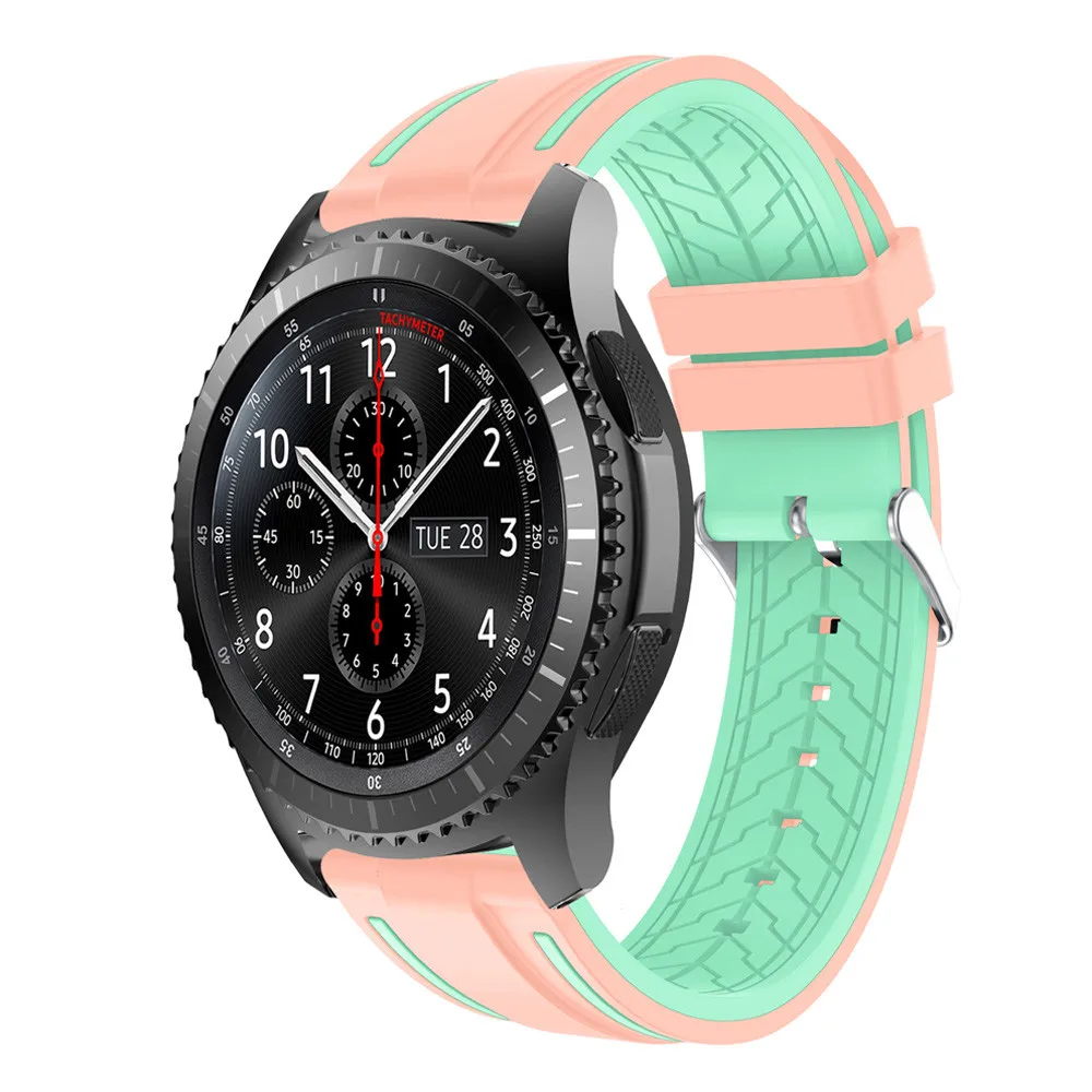 Ремешок для часов samsung gear S3 Fronti ремешок для часов Новая мода спортивный силиконовый браслет ремешок для samsung gear S3 Frontier