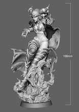 

100mm Resin Model Kits Devil Queen Figure Unpainted No Color RW-501
