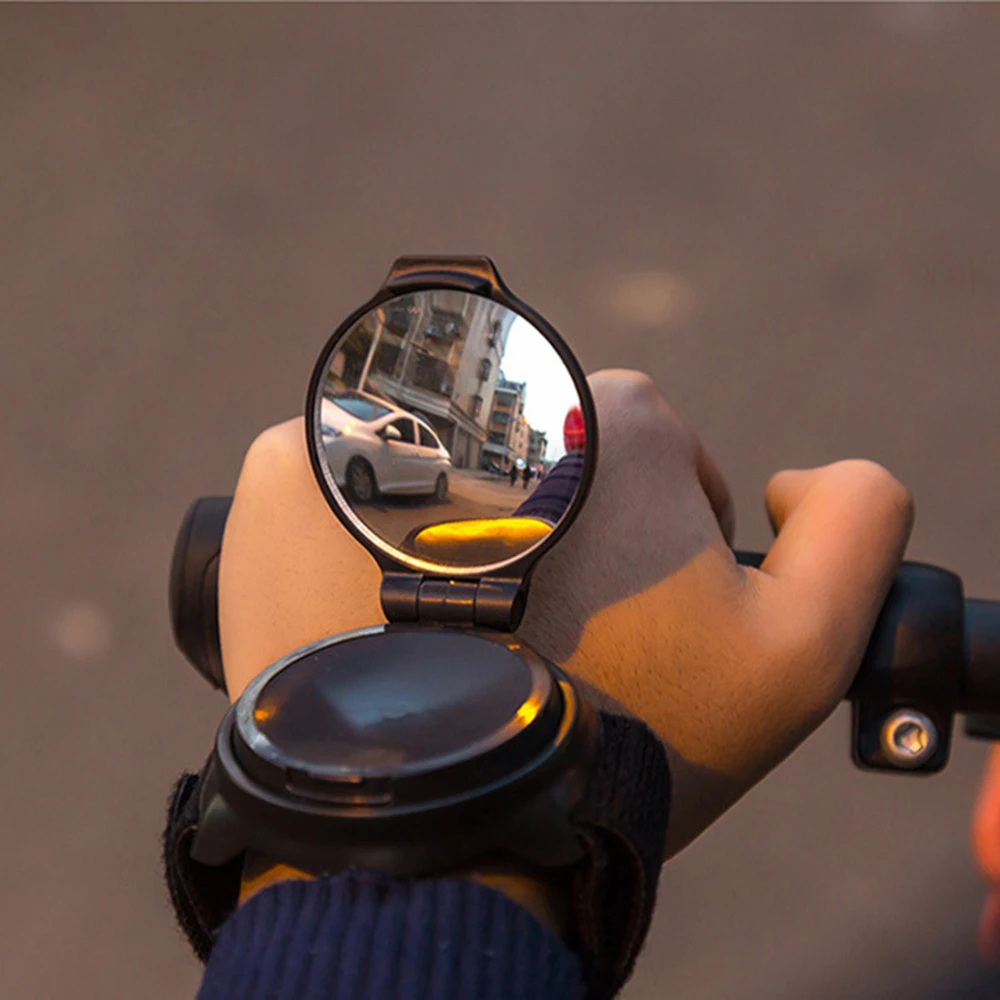 

Bike Mirror 360 Degree Rotate MTB Arm Wrist Strap Rear View Bicycle Back Mirror Cycling Bike Accessories Bicycle Rearview