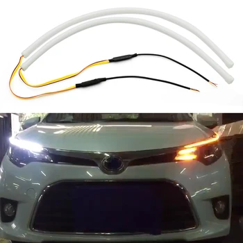 

Car Headlight DRL Lamp Flexible Soft Tube LED Strip Turn Signal Light For Audi TT Coupe Q3 Q5 Q7 A4 B4 B5 B6 B7 B8 B9 A3 8P 8V