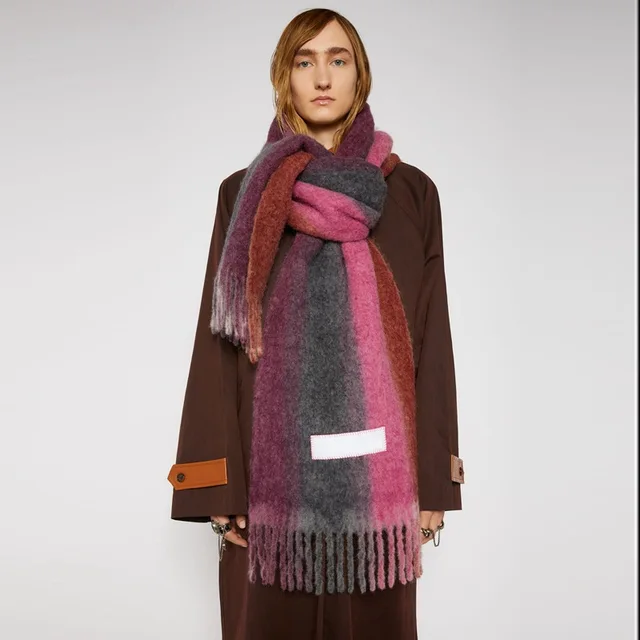 NEW 2021 AC winter scarves for women shawls warm wraps lady pashmina pure blanket cashmere scarf neck headband hijabs stole A-4 15