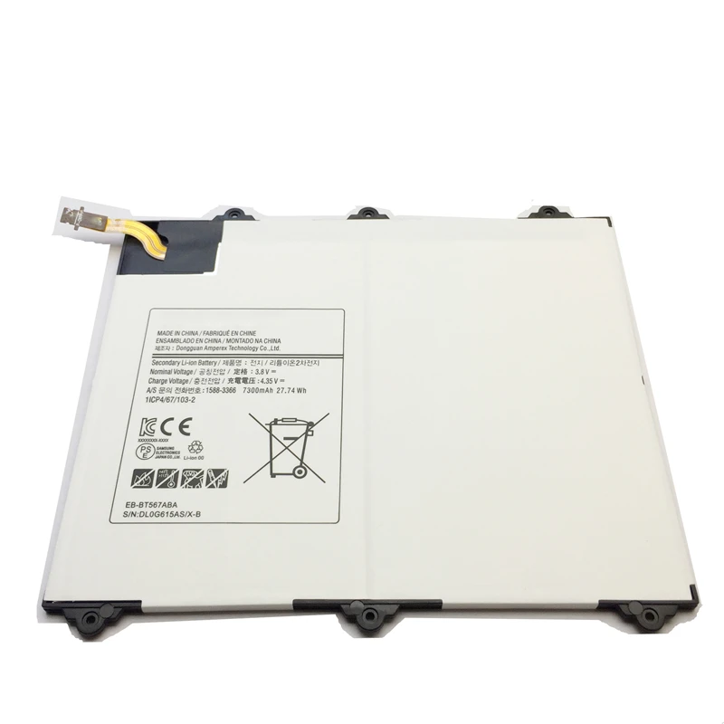 7300 мАч планшет Батарея для Samsung Galaxy Tab E 9,6 SM T567 T567V EB-BT567ABA