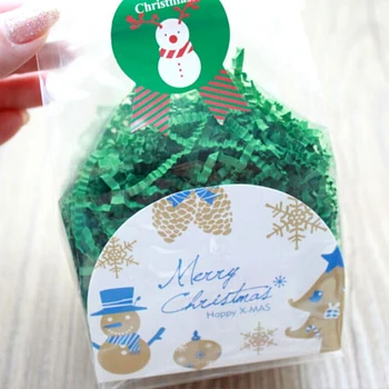 

Cello Cellophane Bags Gift Bags W/ Gusset For cookies and gift displays Christmas Blue Red New
