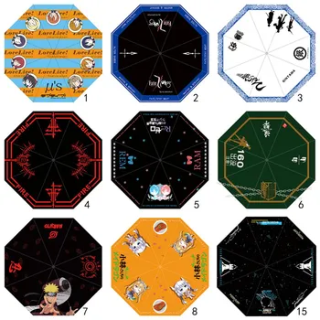 

16 Styles Classic Anime One Piece Umbrella Folding Creative Umbrella Personality Cartoon Gintama Naruto Tokyo Ghoul Umbrella