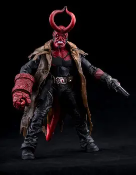 

New 6inch One Generation Movie HB Hellboy Series Includes Samaritan Handgun PVC Action Figure Collectible Model Toy