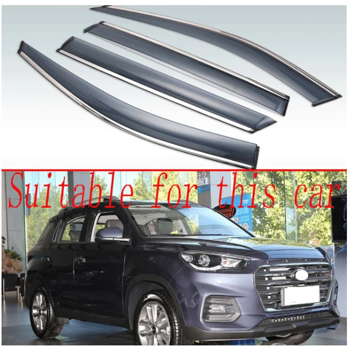 Для Hyundai Tucson 2016 2017 2018 пластиковый внешний козырек вентиляционные оттенки окна