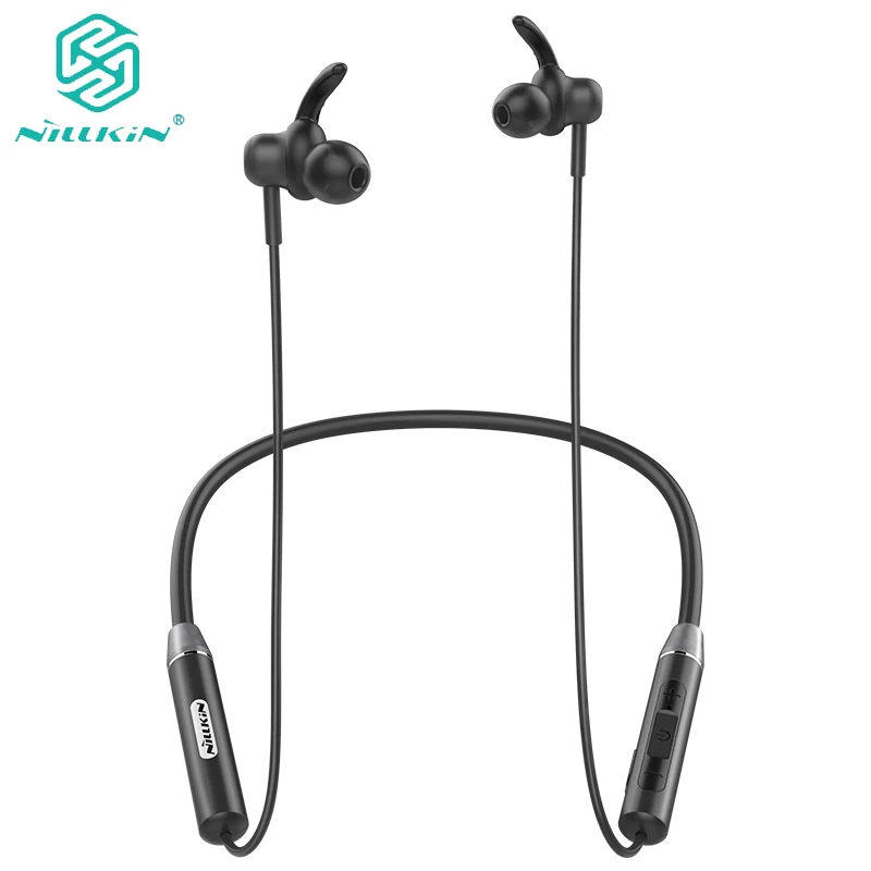 

NILLKIN E4 Sports Neckband Wireless Bluetooth 5.0 Earphones Magnetic Neckband Earbuds IPX 4 Stereo for Apple for Xiaomi With MIC