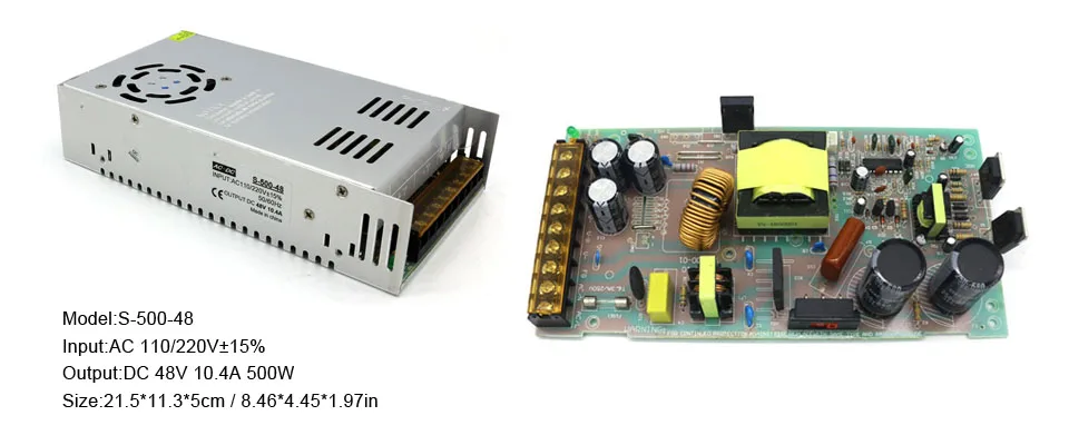 Импульсный источник питания 24 в 48 В Dc драйвер Источник питания 24 В 480 Вт 48 В 350 Вт 360 Вт 400 Вт 500 Вт 1000 Вт Светодиодный источник питания для полосы/CCTV