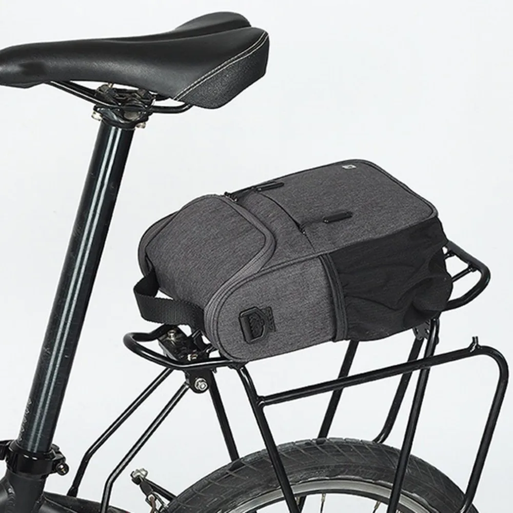 Велосипедная Передняя сумка RHINOWALK, Большая вместительная многофункциональная Передняя сумка, складная велосипедная электрическая Автомобильная сумка, непромокаемая крышка