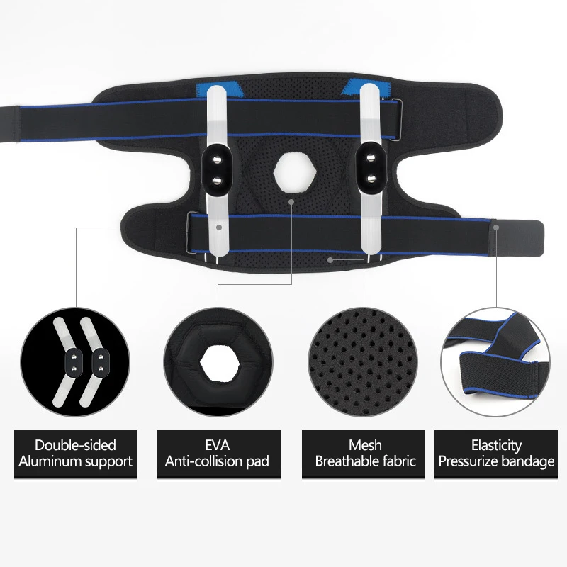 1 PCS Summer Knee Brace for arthritis pain joints Support Protector Patella Pad for Work Sport Hiking Run Cycling Mountaineering