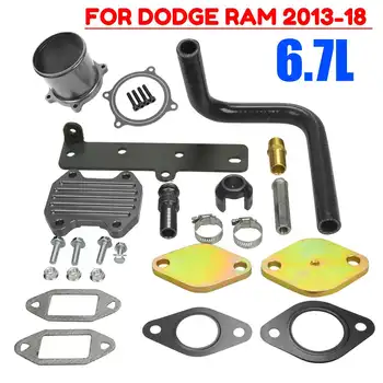 

6.7L Car EGR Cooler Diesel Throttle Valve Delete Kit Exhaust Gas Recirculation Valve For Dodge Ram 2013 2014 2015 2016 2017 2018