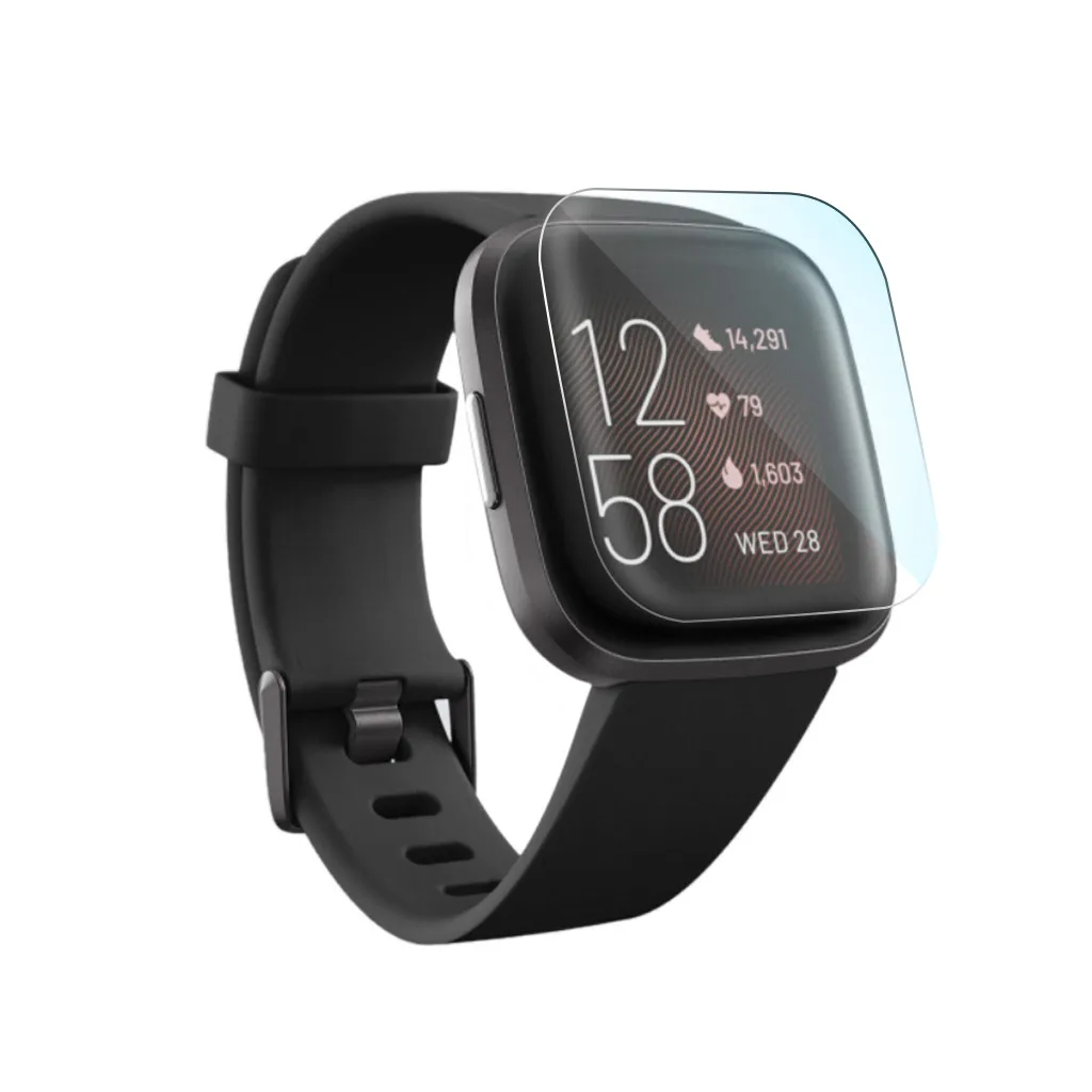 1х Защитная пленка для Fitbit Versa 2 9H Взрывозащищенный ЖК-дисплей TPU HD полное покрытие Защитная пленка для Fitbit Versa Смарт-часы