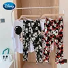 Mickey Avatar Home Service Female Summer Disney Short Sleeve Trousers Pajamas Female Cartoon Mickey Print Pajamas 6