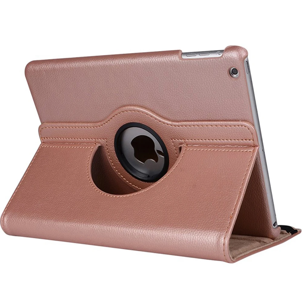 Rose Gold Для Ipad Mini 1 2 3 Чехол, вращающийся на 360 градусов, кожаный смарт-чехол, для Apple Ipad Mini 1 2 3 7,9 чехол, Coque Capa Funda - Цвет: Rose Gold