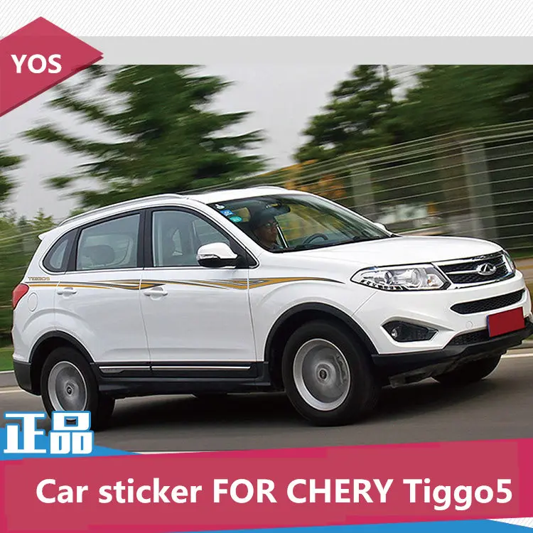 

Car sticker FOR CHERY Tiggo5 Appearance modification sticker CHERY Tiggo 5 sports body color strips decorative decals