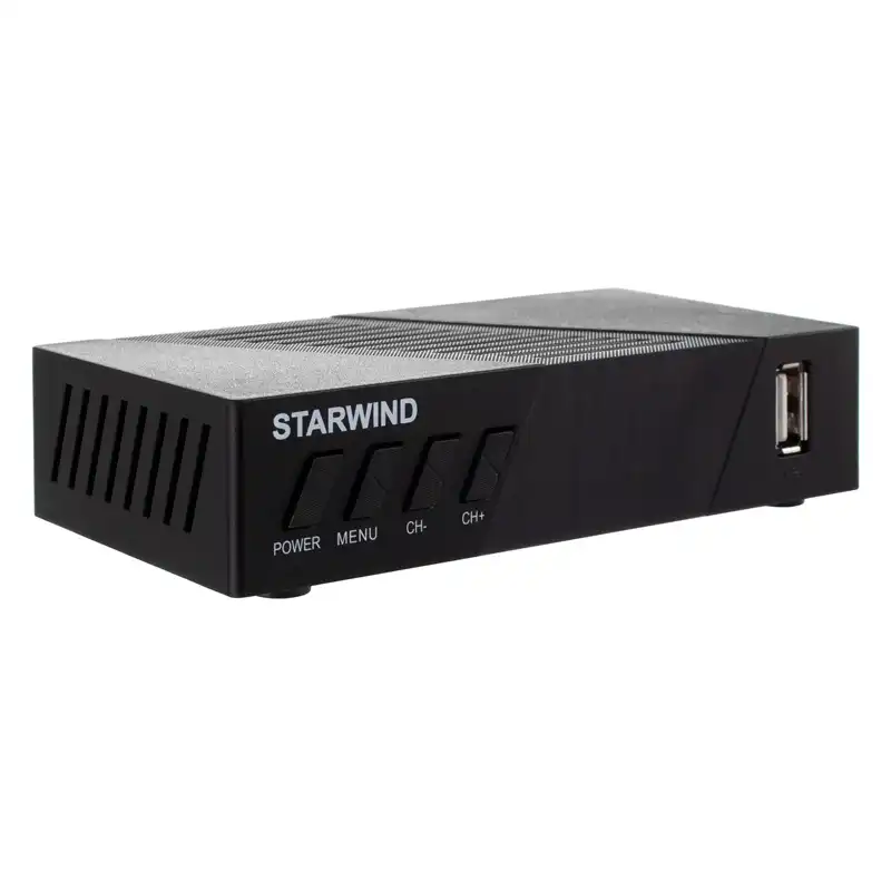 Ресивер DVB-T2 STARWIND CT-140, черный