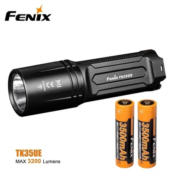 

Fenix TK35UE Cree XHP70 LED 3200 Lumens USB Rechargeable Tactical Flashlight with 2 X 3500mAh battery