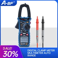 Digital Clamp Meter Multimeter Auto Range A-BF CS206B/CS206D Current Voltage Temp Capacitor Tester True RMS AC/DC MAX/MIN NCV