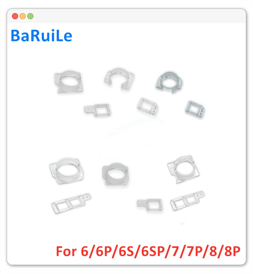 BaRuiLe 100sets Front Camera Sensor Plastic Holder Kit for iPhone 8 7 6 6S Plus 5S 5 Proximity Clip Bracket Set parts | Мобильные