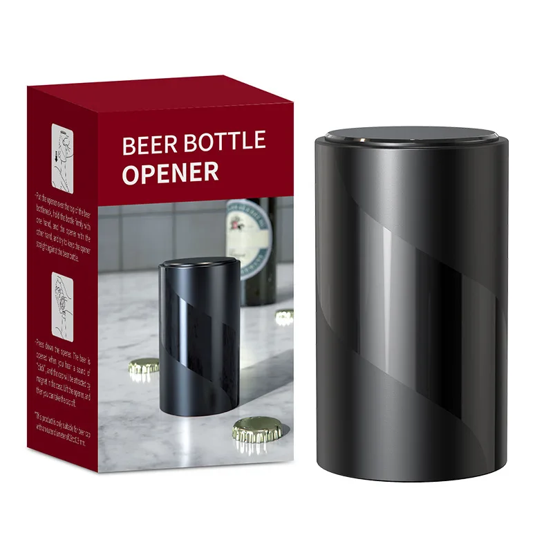 Magnetic Automatic Beer Bottle Opener with Cap Catcher
