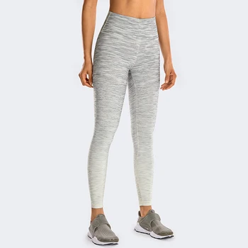 

Naked Feeling Gradient Yoga Leggings Buttery Soft High Rise Full-Length Athletic Tights for Women 28 Inches