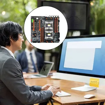 شراء2020 جديد X99 المزدوج خادم لوحة أم للكمبيوتر LGA2011-3 وحدة المعالجة المركزية DDR4 الذاكرة لعبة وحدة اللوحة الرئيسية ل In-tel العالمي جودة عالية