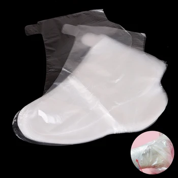 

100pcs Disposable Foot Covers One-off Foot Cover Film Foot Cover for Pedicure Prevent Infection Remove Chapped