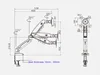 Новинка 2022, держатель для ЖК светодиодный монитора NB F80 Desktop17-27, газовая пружина, полностью движущаяся газовая стойка, крепление для телевизо... ► Фото 2/6